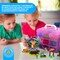 Bins & Things Pink 3-Tier Stackable Storage Container with lids - 30 Adjustable Compartments - Craft Organizers and Storage - Bead Organizer Box/Art Supply Organizer - Lego Storage Organizer, X-Large